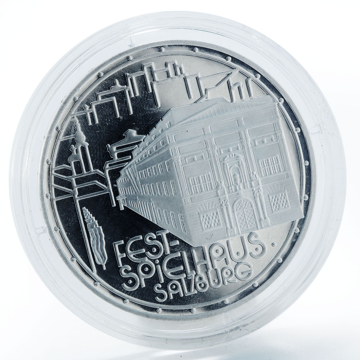 Austria 500 schilling Herbert von Karajan proof silver coin 1991
