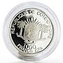 Ivory Coast 1000 francs 400th Birth Anniversary of Rembrandt silver coin 2006