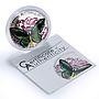 Tokelau 5 dollars Conservation Priamus Butterfly Fauna proof silver coin 2012
