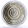 India 50 rupees International Labor Organisation ILO CuNi coin 1994