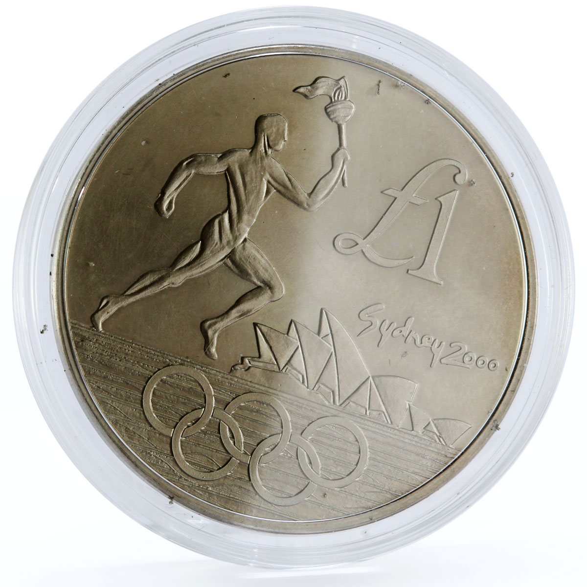 Cyprus 1 pound Sydney Olympic Games series Marathon Runner CuNi coin 2000