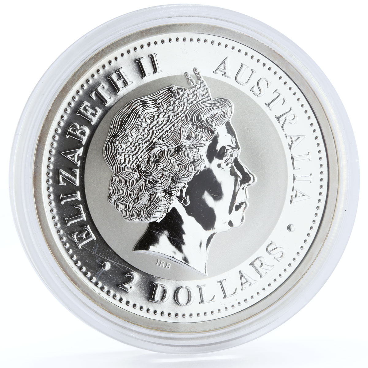 Australia 2 dollars Lunar Calendar series I Year of the Dragon silver coin 2000