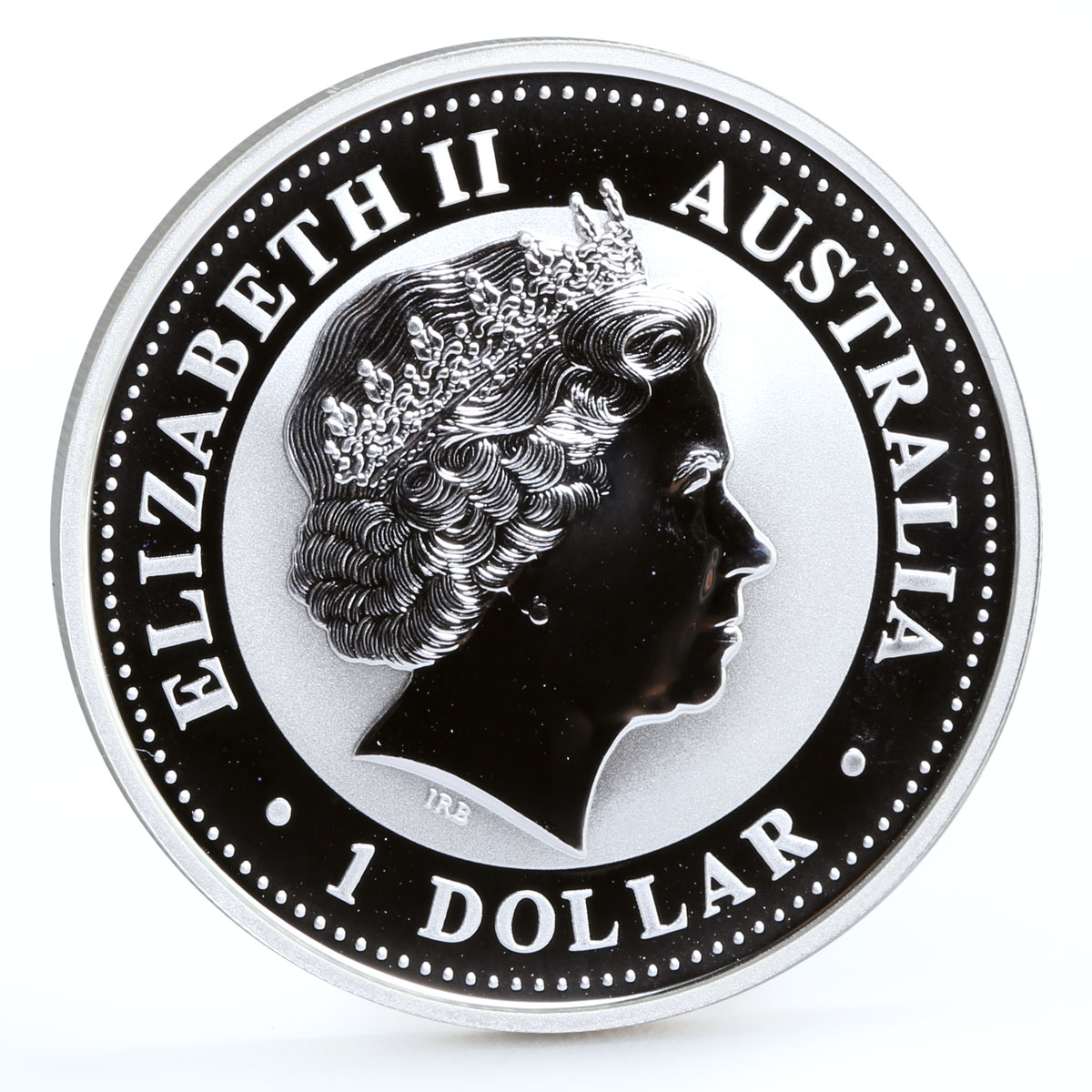 Australia 1 dollar Lunar Calendar series I Year of the Rabbit silver coin 1999