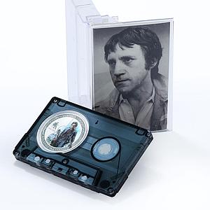 Benin 1000 francs Vladimir Vysotsky colored proof silver coin 2015