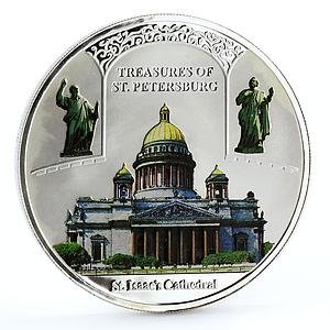 Malawi 20 kwacha Treasures of St Petersburg St Isaac Cathedral silver coin 2009