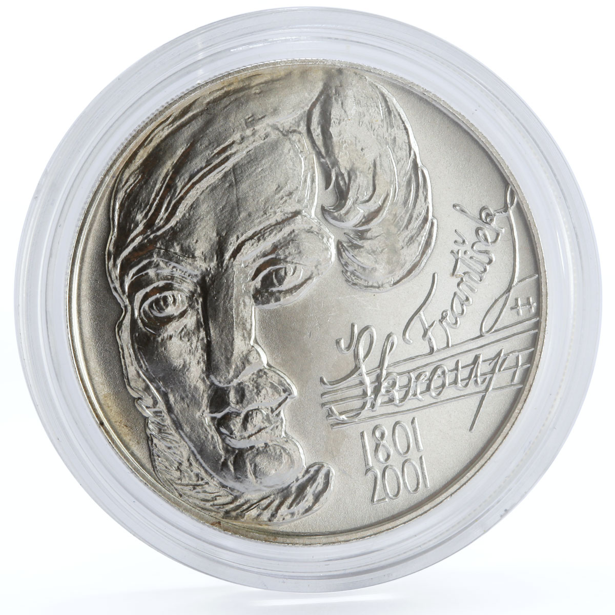 Czech Republic 200 korun Music Composer Frantisek Skroup silver coin 2001
