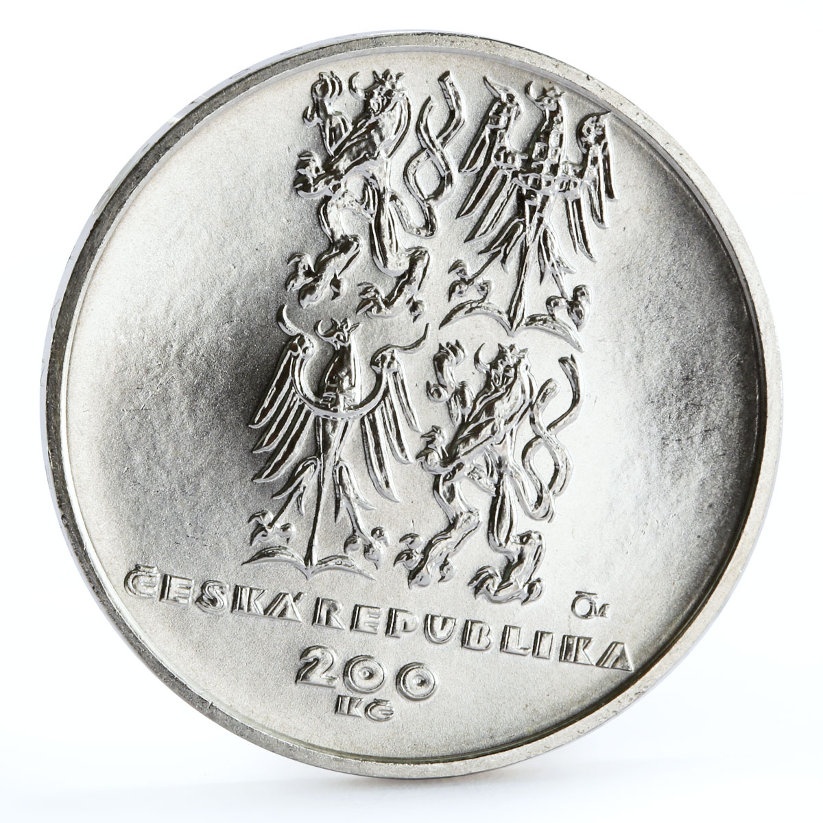 Czech Republic 200 korun Jubilee of Forming the NATO Alliance silver coin 1999