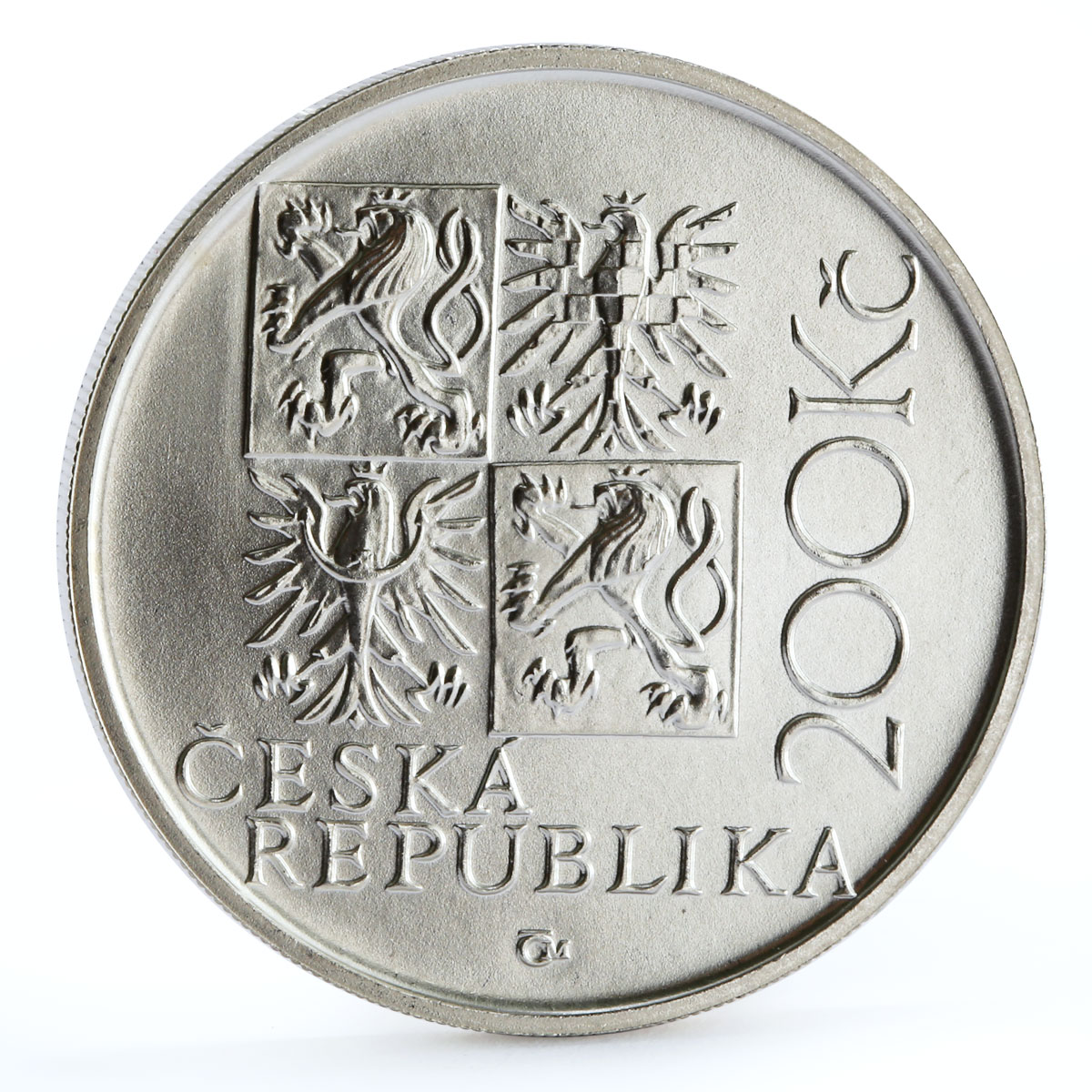 Czech Republic 200 korun Kilian Ignac Dientzenhofer proof silver coin 2001