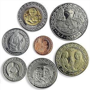 Santa Ysabel set of seven coins Indian Tribes 2012