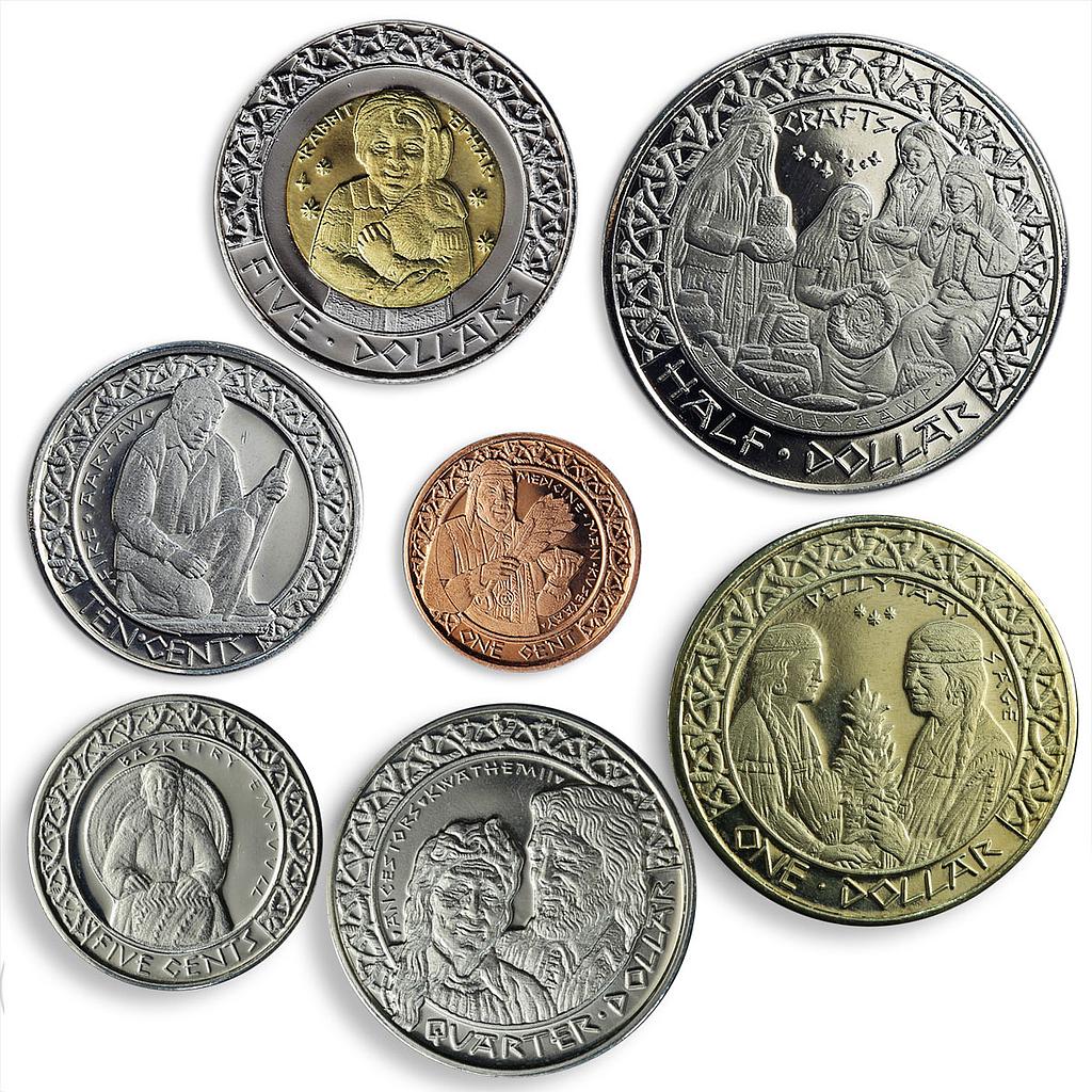 Santa Ysabel set of seven coins Indian Tribes 2012