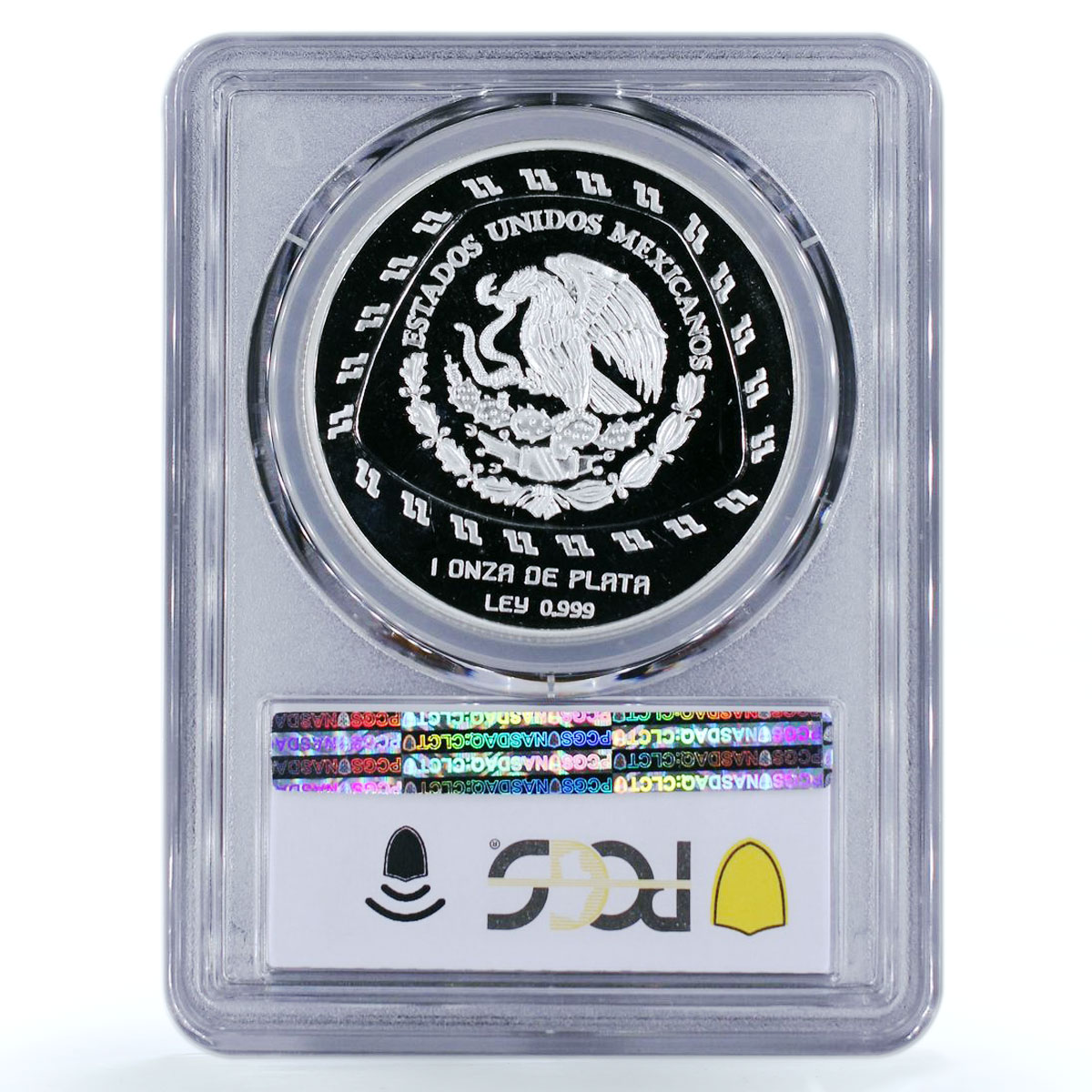 Mexico 5 pesos Precolombina Quetzalcoatl Toltec PR68 PCGS silver coin 1998