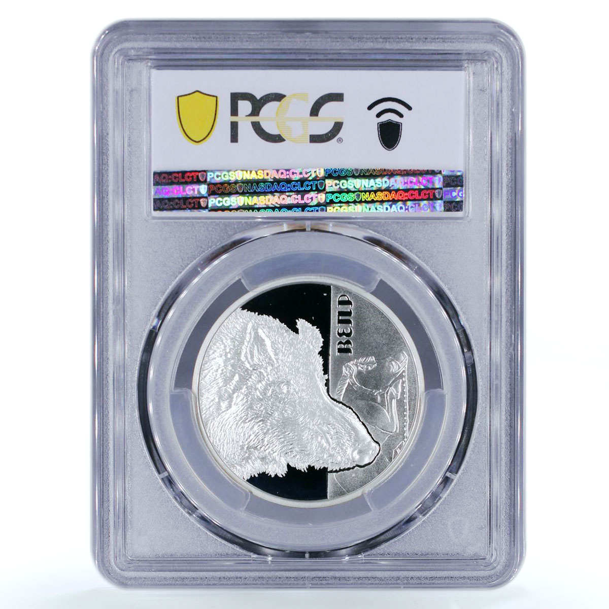 Ukraine 5 hryvnas Fauna in Cultural Monuments Wild Boar PR70 PCGS silver 2018