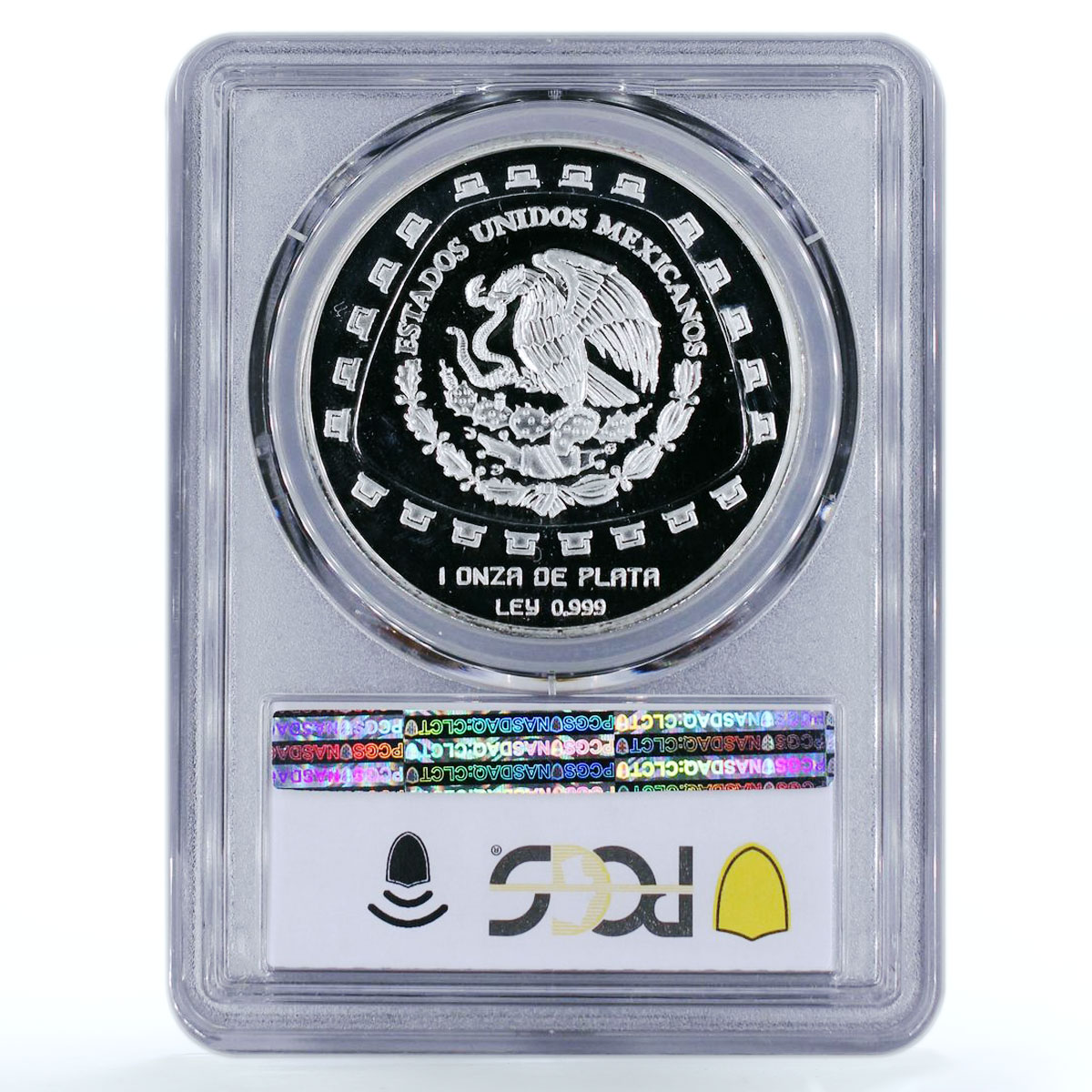 Mexico 5 pesos Animal Jaguar Sculpture PR67 PCGS silver coin 1998