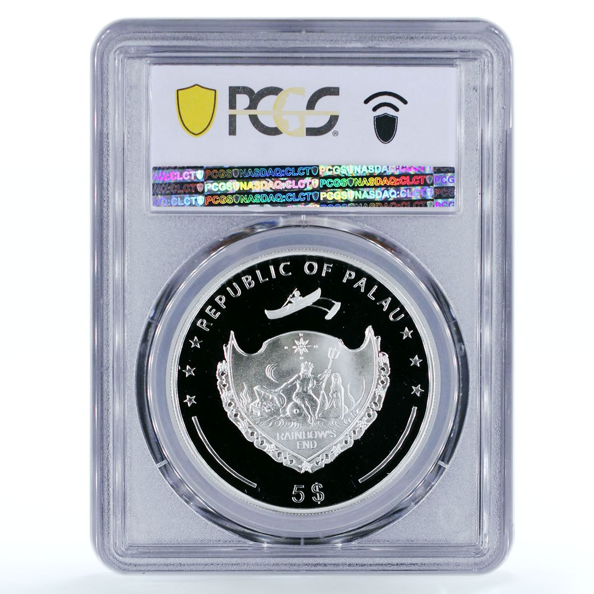Palau 5 dollars World of Wonders Sydney Opera House PR69 PCGS silver coin 2011