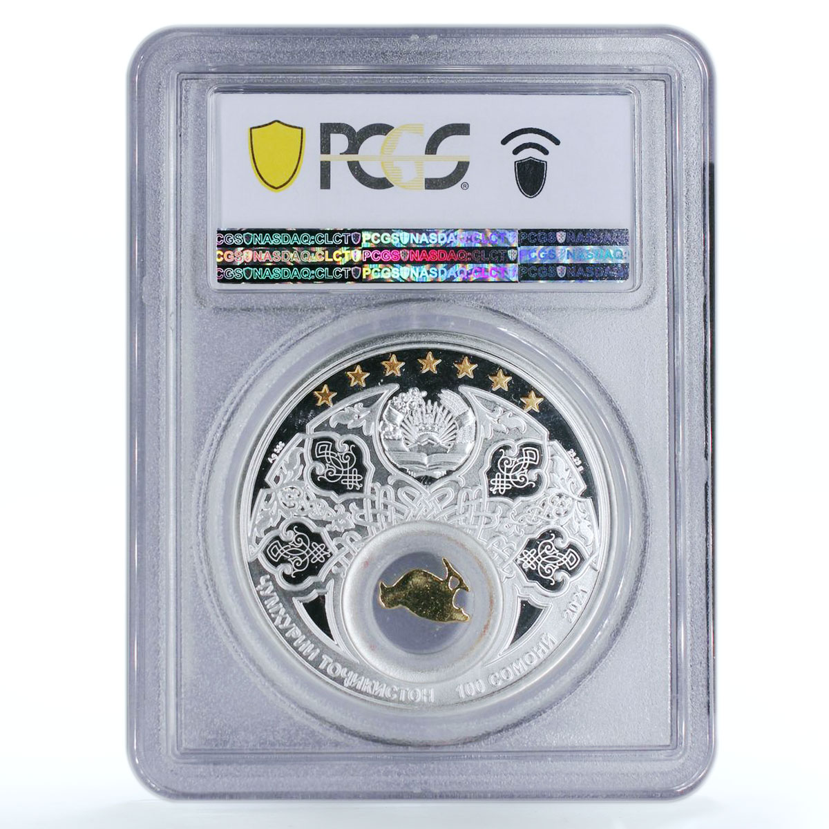 Tajikistan 100 somoni Alectoris Chukar Selective PR69 PCGS silver coin 2021