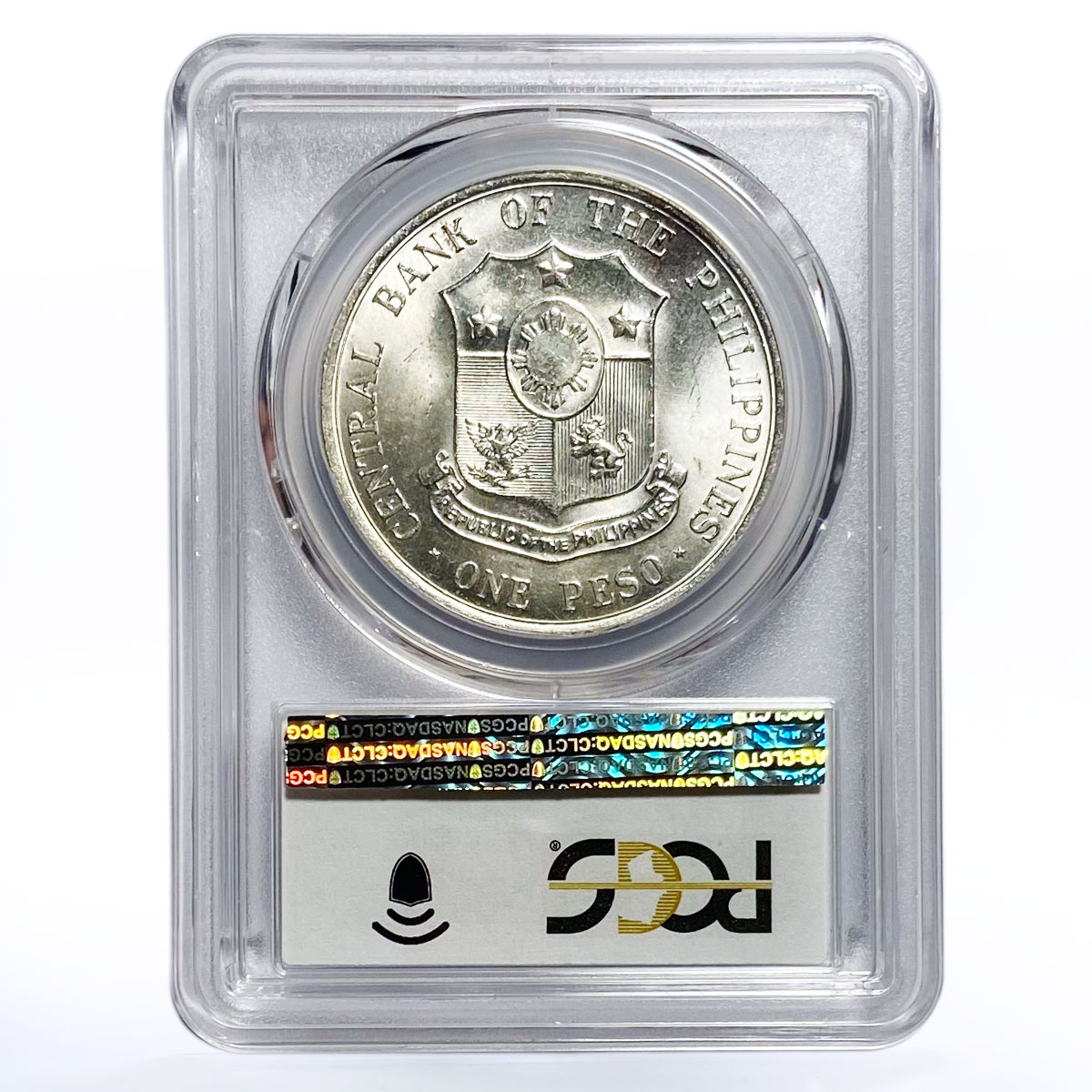 Philippines 1 peso 100 Anniversary Birth Apolina Mabini MS64 PCGS silver 1964