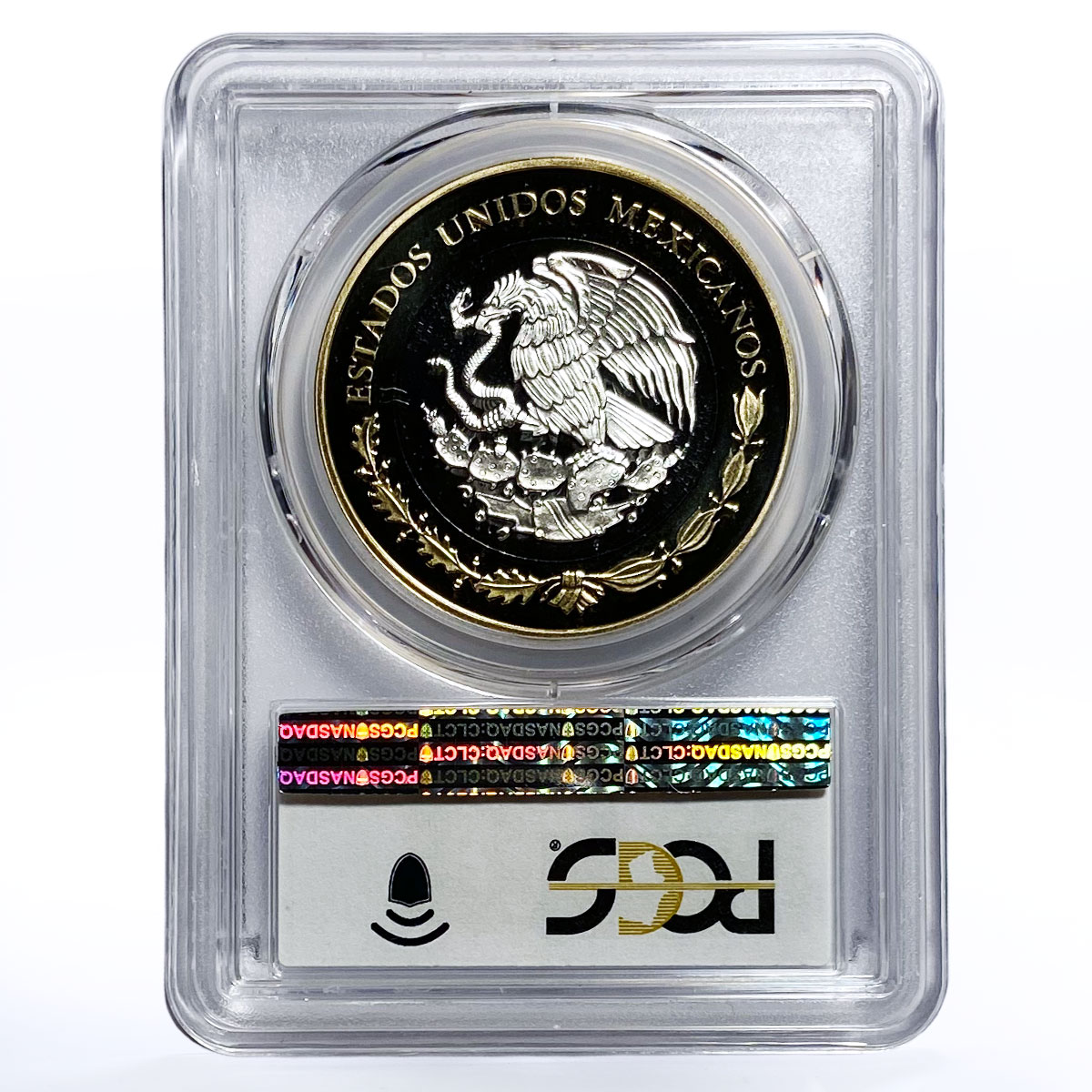 Mexico 100 pesos Numismatic Heritage Insurgent Coin PL69 PCGS bimetal coin 2013