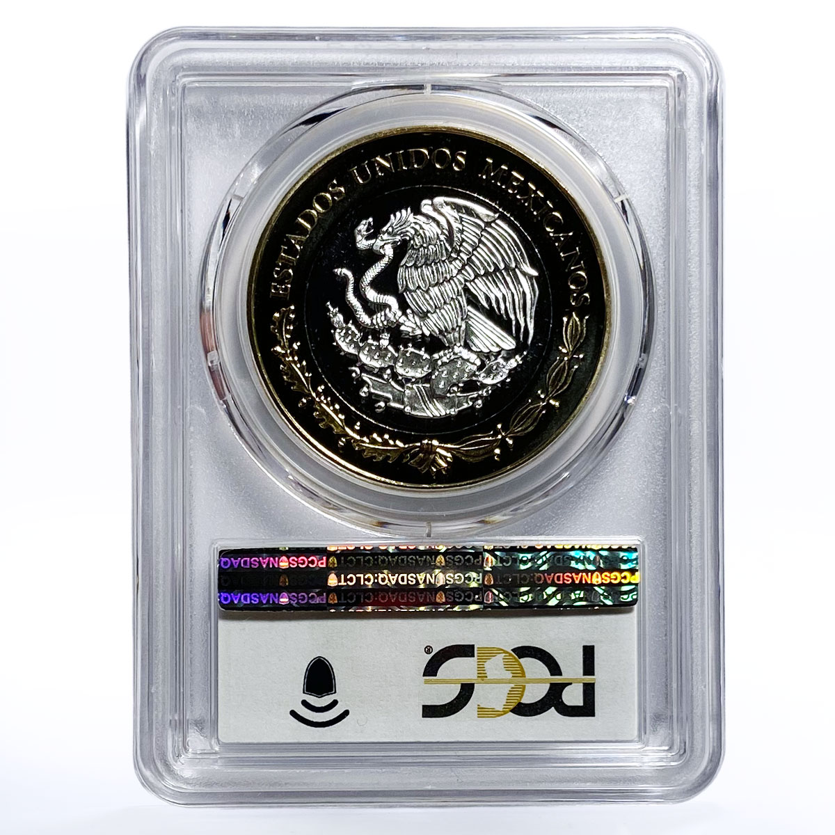 Mexico 100 pesos Numismatic Heritage Revolution 1916  PL70 PCGS bimetal 2014