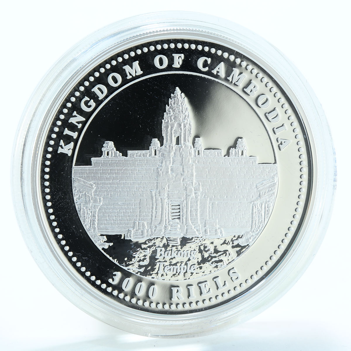 Cambodia 3000 riels Lunar Year Series Year Pig silver coin 2007