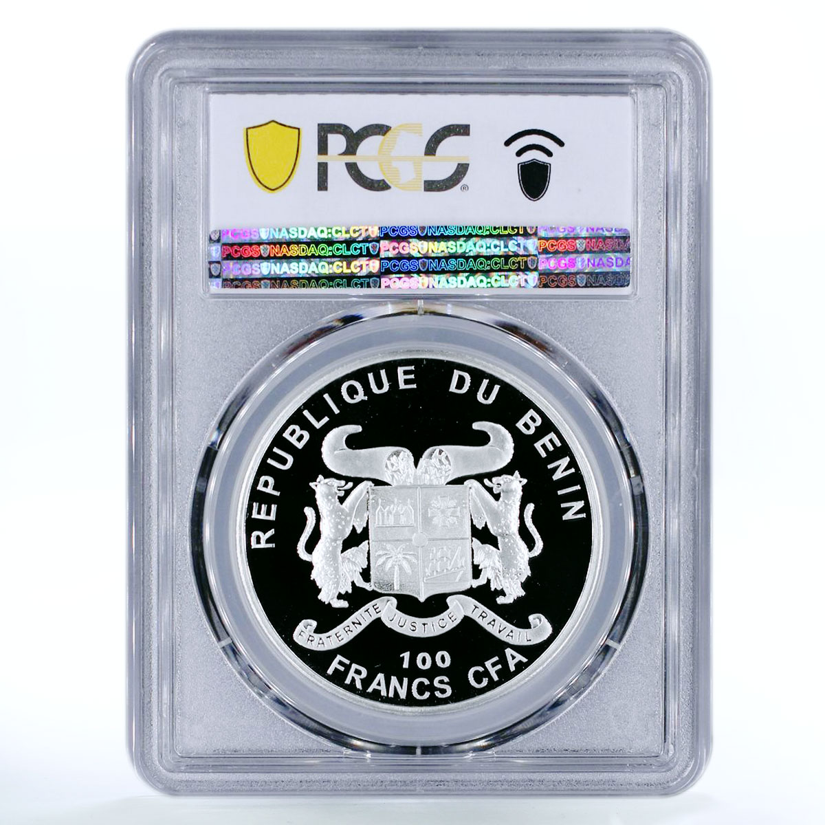 Benin 100 francs Famous World Plants Cannabis Sativa PR70 PCGS CuNi coin 2010