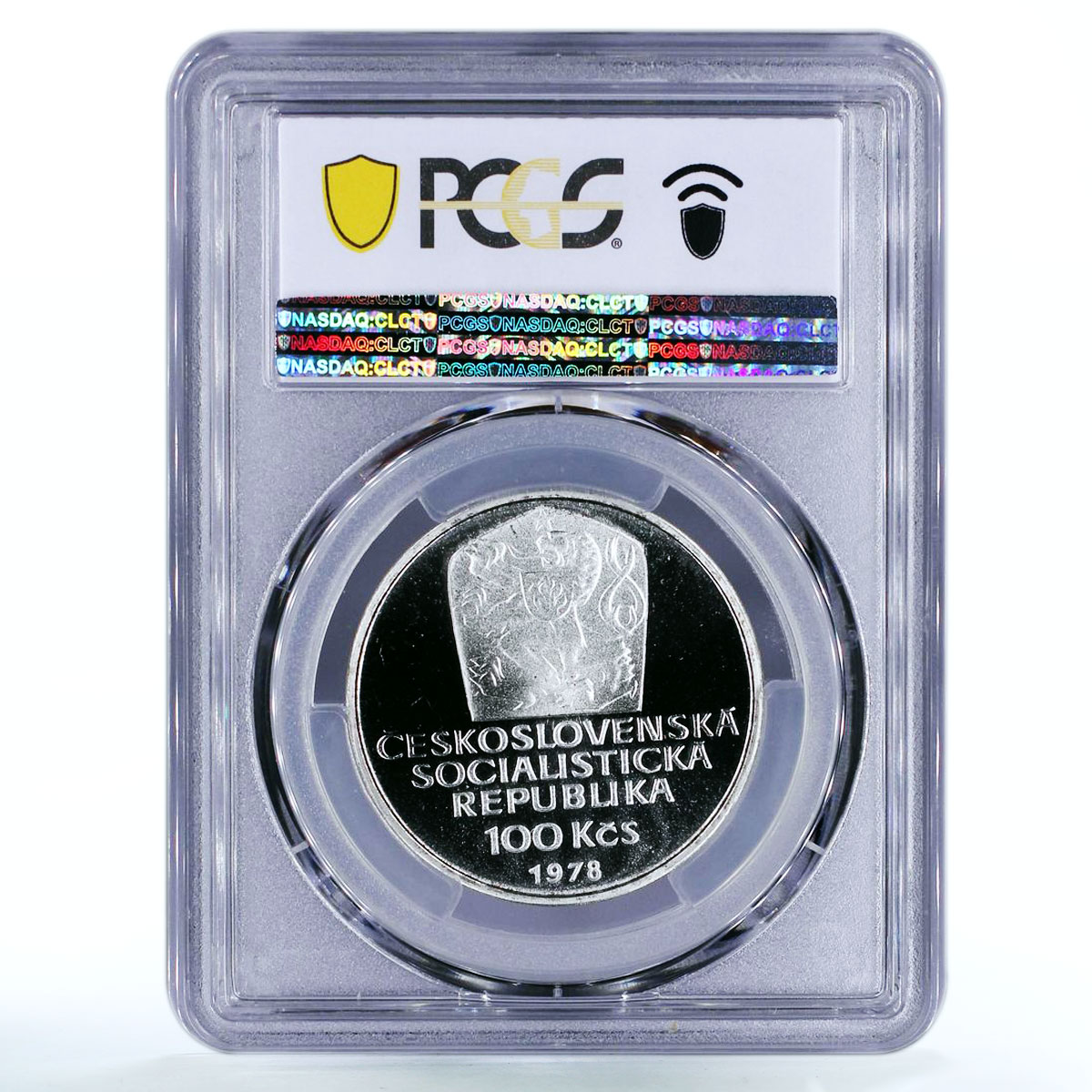 Czechoslovakia 100 korun 600 Years Death King Charles IV PR68 PCGS silver 1978