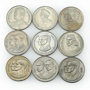 Thailand 10 baht set of 20 coins