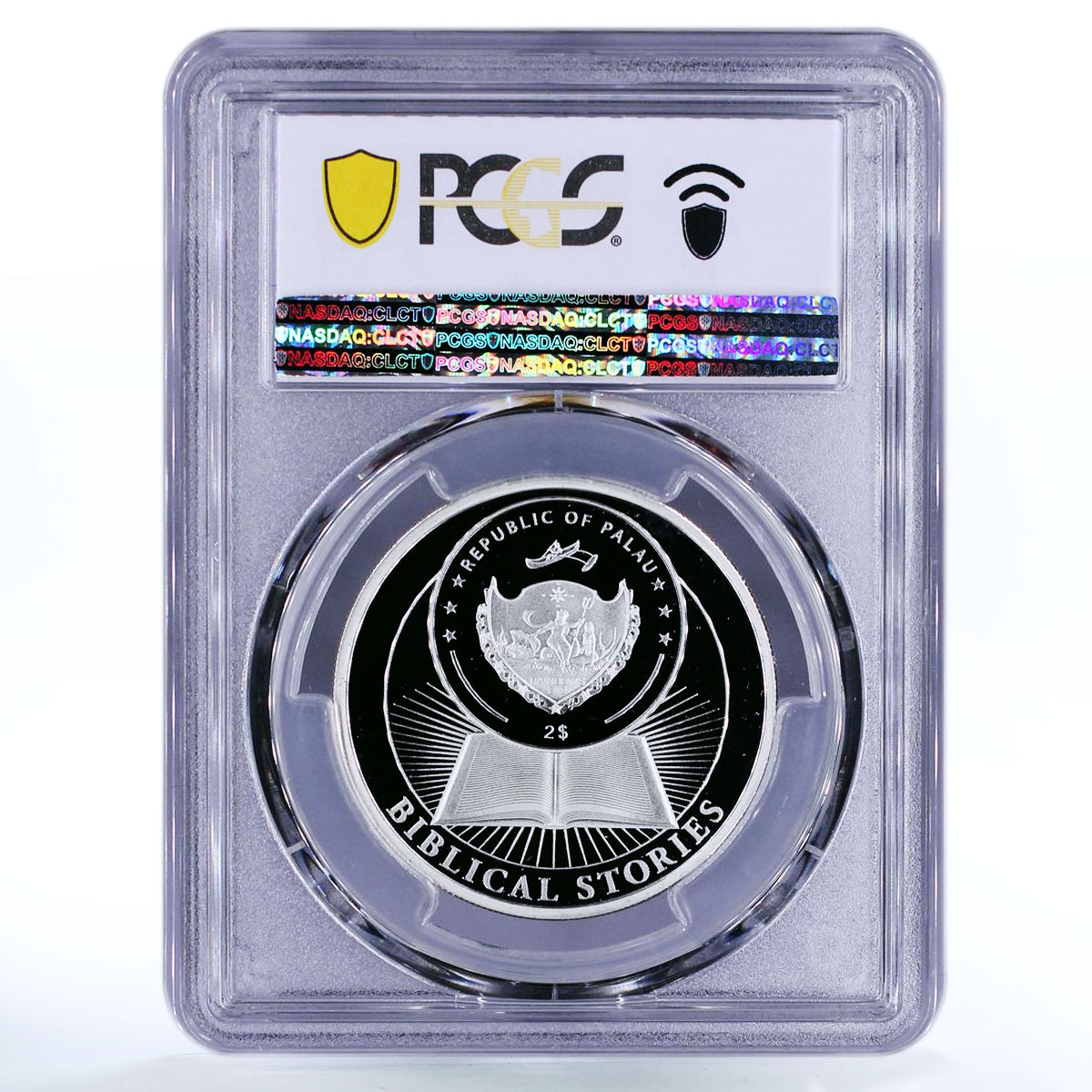 Palau 2 dollars Biblical Stories Adam and Eve PR70 PCGS silver coin 2011