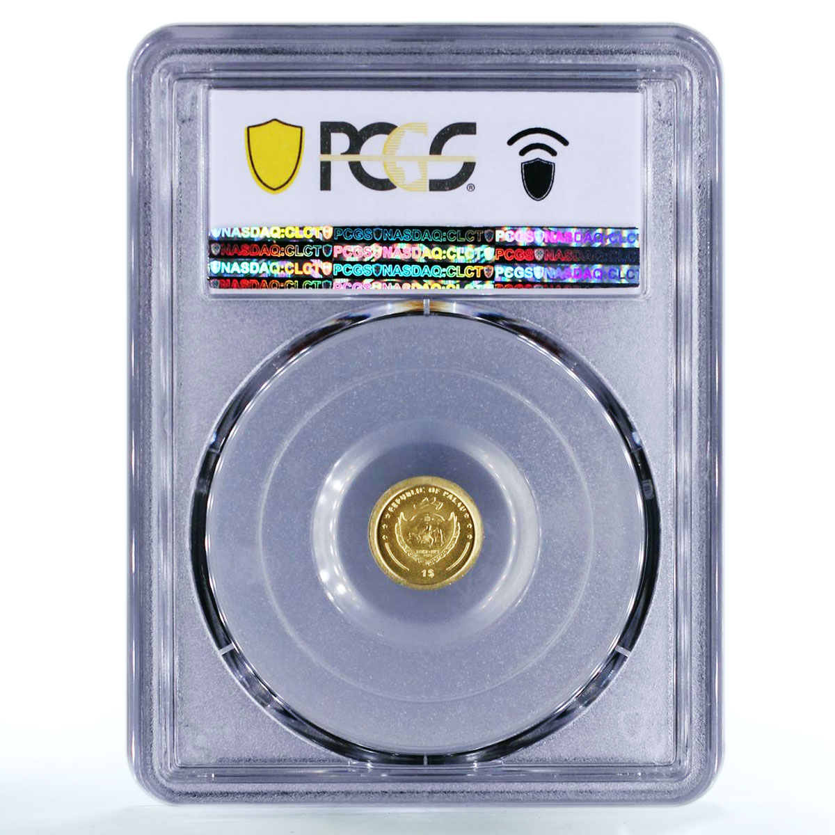 Palau 1 dollar Roman Empire Series Constantine MS70 PCGS gold coin 2012