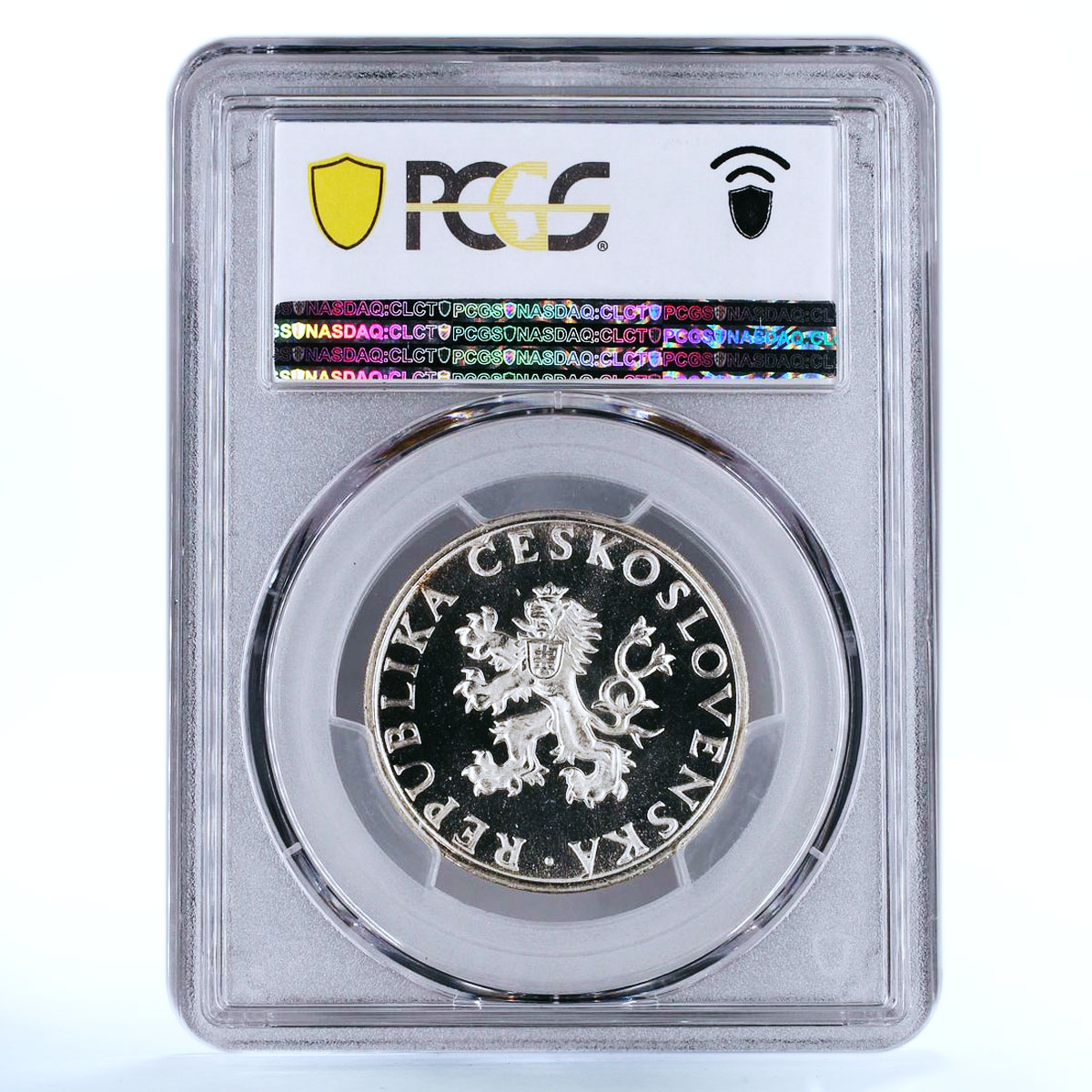 Czechoslovakia 10 korun Liberation from Fascism PR67 PCGS silver coin 1955