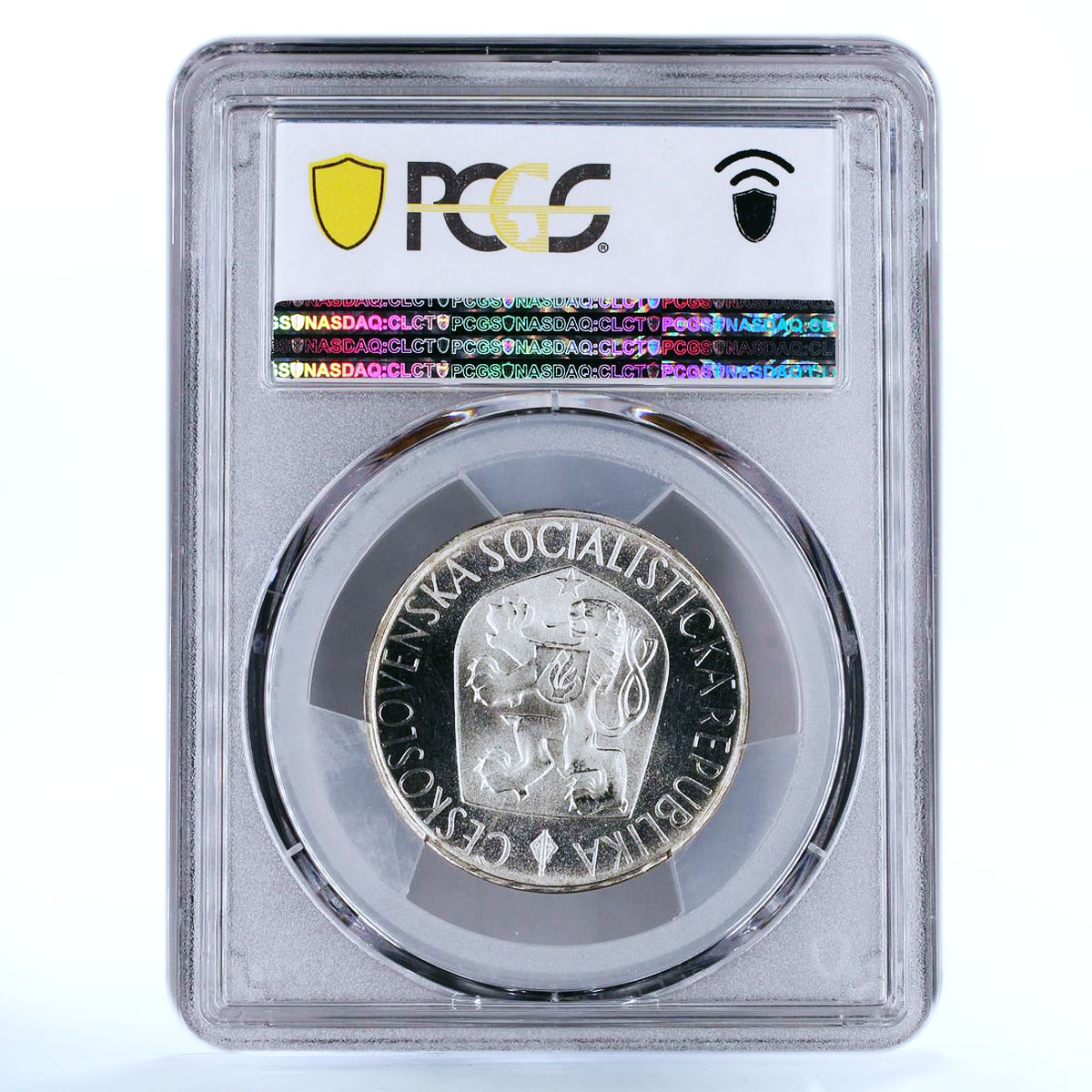 Czechoslovakia 10 korun Revolutionary Jan Hus PR68 PCGS silver coin 1965