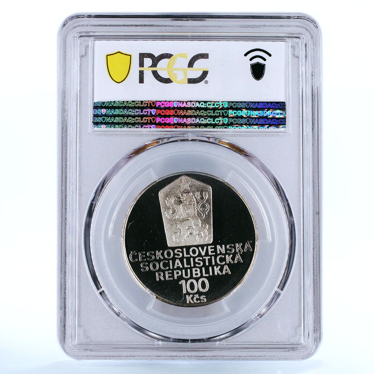 Czechoslovakia 100 korun Birthday of Karel Capek PR68 PCGS silver coin 1990
