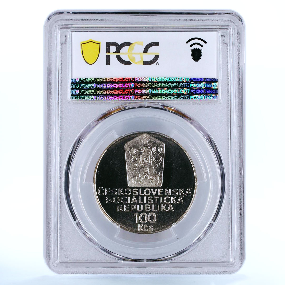 Czechoslovakia 100 korun Birthday of Karel Capek PR69 PCGS silver coin 1990