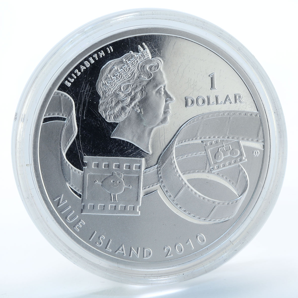 Niue 1 dollar Cartoon Characters Mis Uszatek silver coin 2010