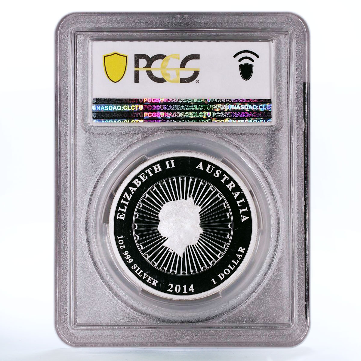 Australia 1 dollar Treasures Abalone Shell PR69 PCGS silver coin 2014