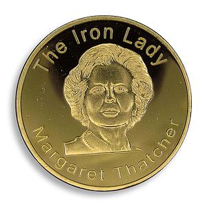The Iron Lady, Margaret Thatcher, Prime Minister of Great Britain, Gold Plated