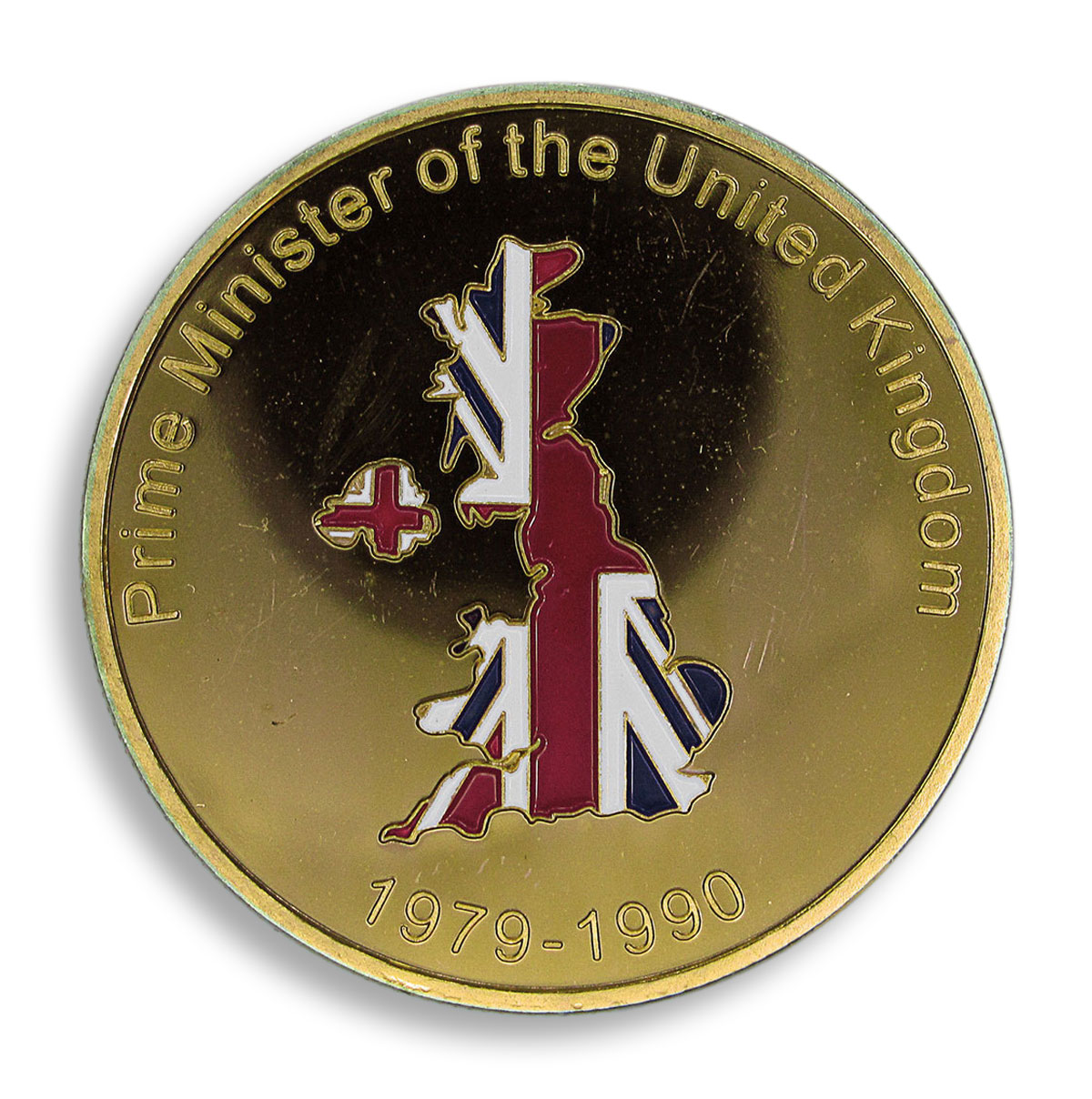 The Iron Lady, Margaret Thatcher, Prime Minister of Great Britain, Gold Plated