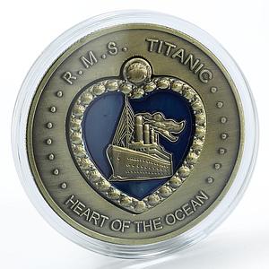 Titanic Ship Heart of the Ocean Rosa Morgan Dawson Blake-Calvert 1895-1999 token