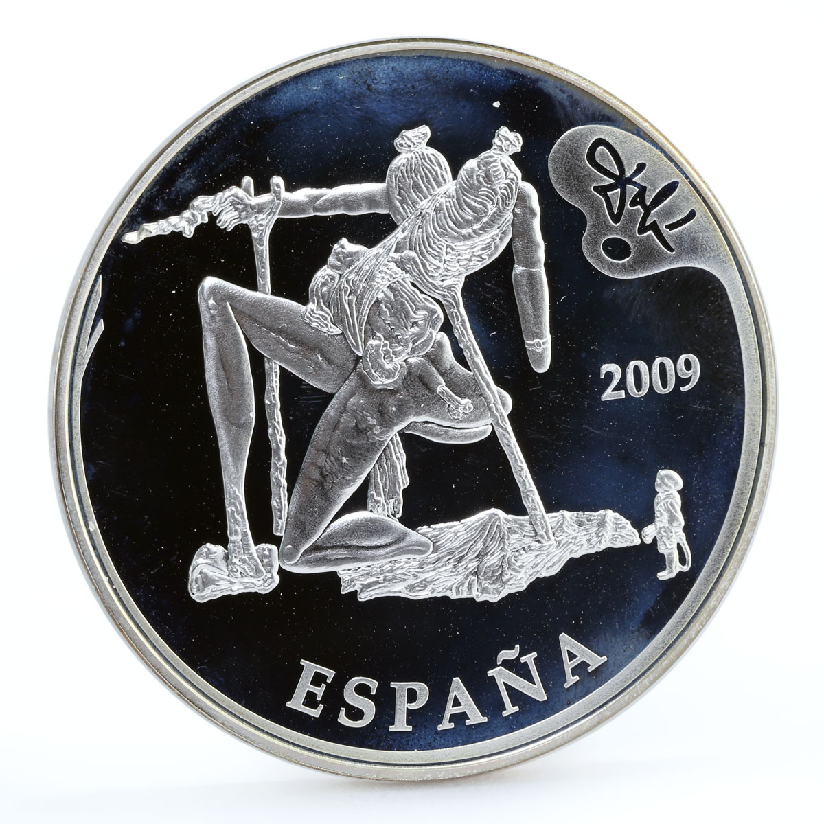 Spain 50 euro Painter Salvador Dali Temptation of Saint Anthony Art silver 2009