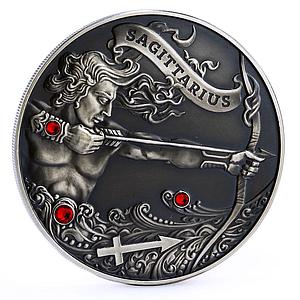 Belarus 20 rubles Zodiac Singns series Sagittarius silver coin 2013