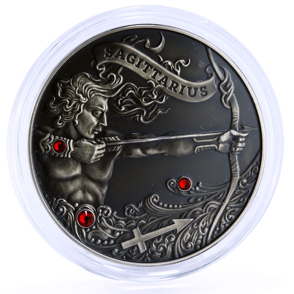 Belarus 20 rubles Zodiac Singns series Sagittarius silver coin 2013