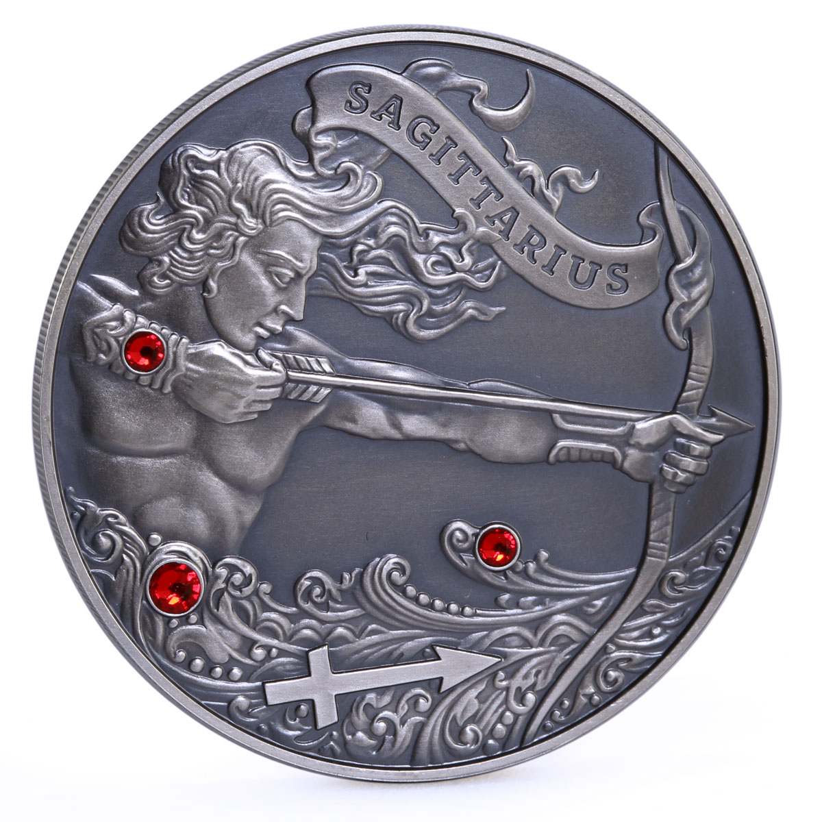 Belarus 20 rubles Zodiac Singns series Sagittarius silver coin 2013