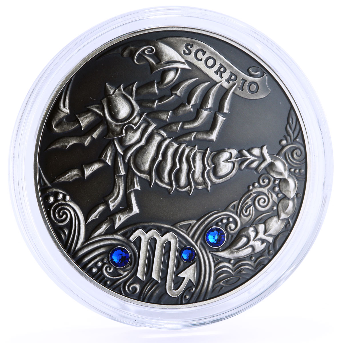 Belarus 20 rubles Zodiac Signs series Scorpio silver coin 2013