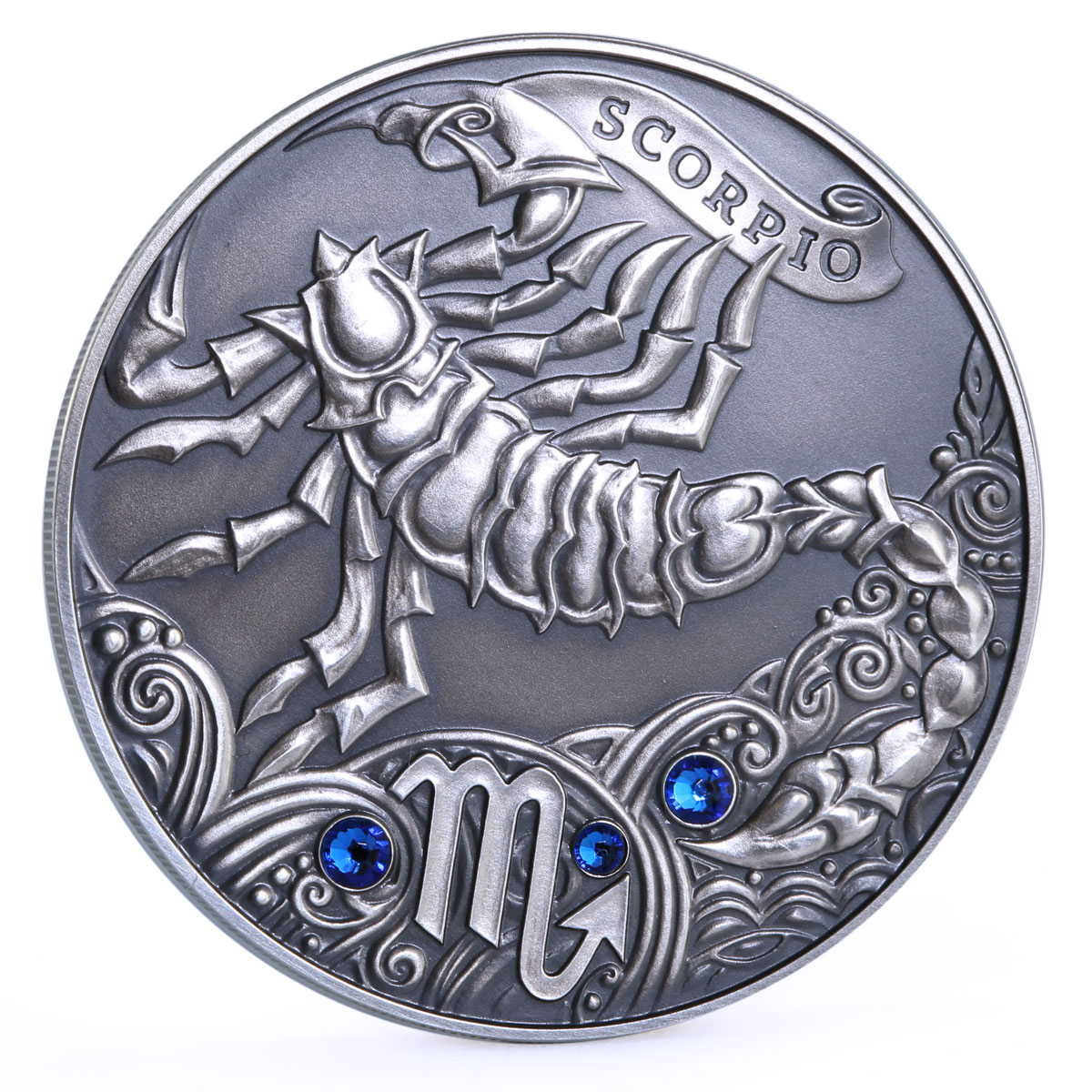 Belarus 20 rubles Zodiac Signs series Scorpio silver coin 2013