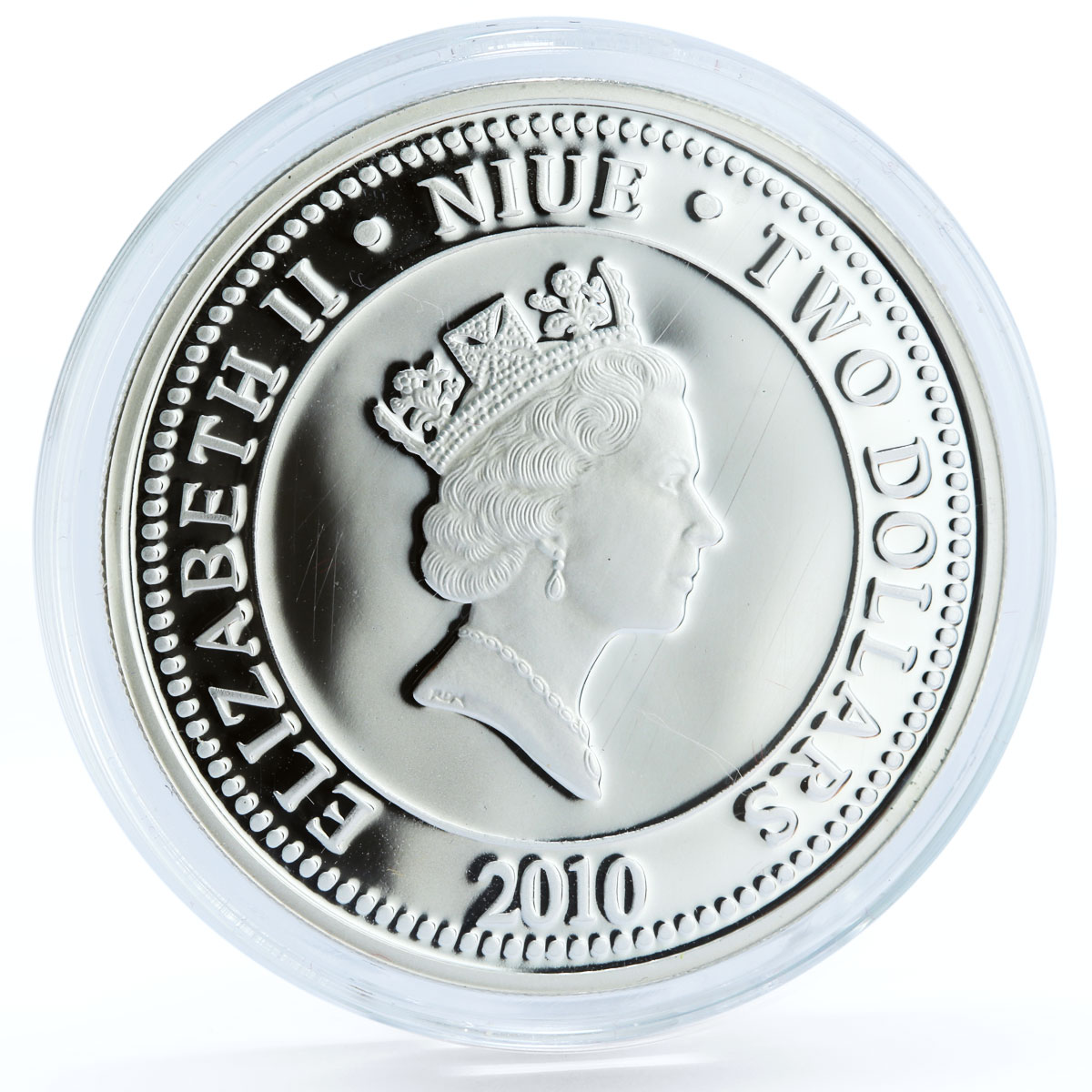 Niue 2 dollars Soviet Musician Vladimir Vysotsky To Remember silver coin 2010