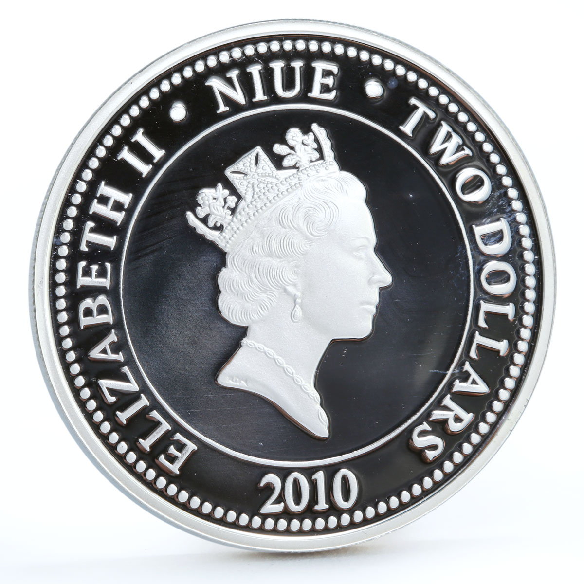 Niue 2 dollars Soviet Musician Vladimir Vysotsky To Remember silver coin 2010