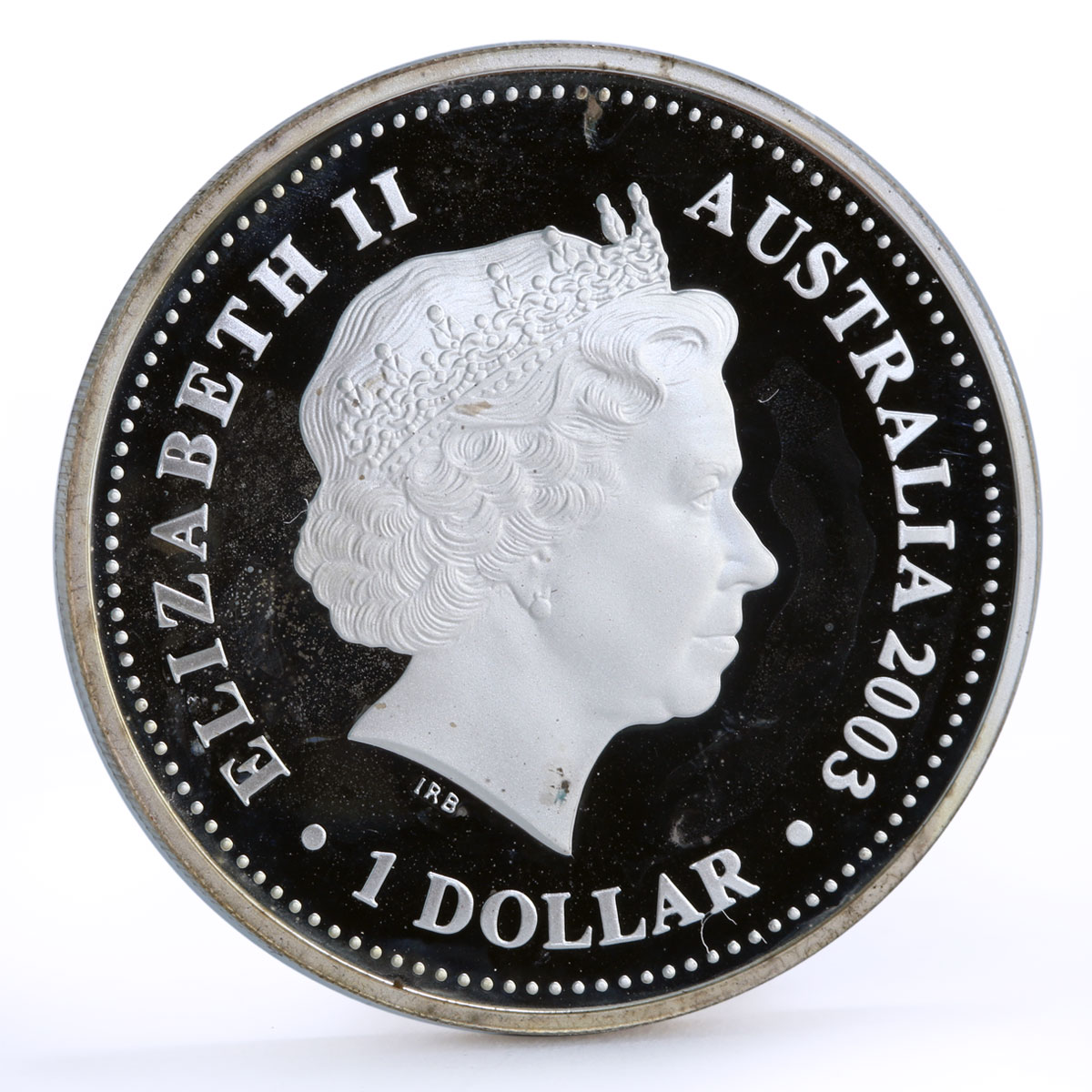 Australia 1 dollar 50 Years of Queen Elizabeth II Coronation silver coin 2003