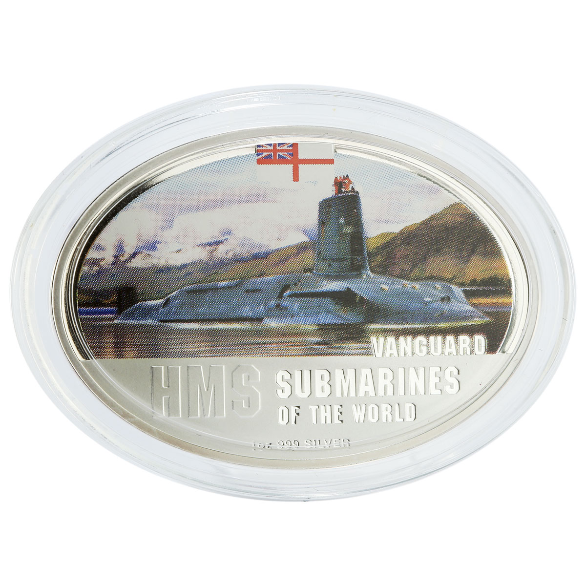 Fiji set of 4 coins Submarines of the World colored silver coins 2010