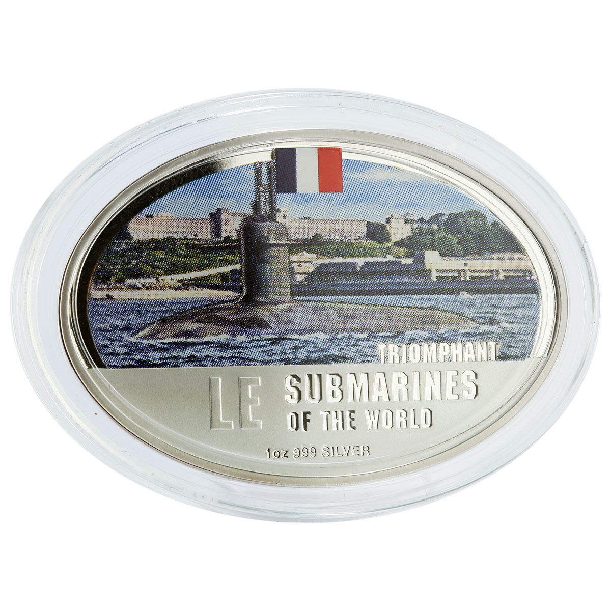 Fiji set of 4 coins Submarines of the World colored silver coins 2010
