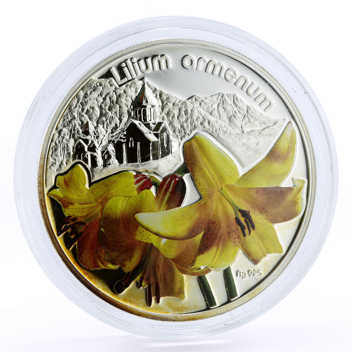 Niue set of 3 coins Magical Flowers Lillies colored proof silver coins 2012