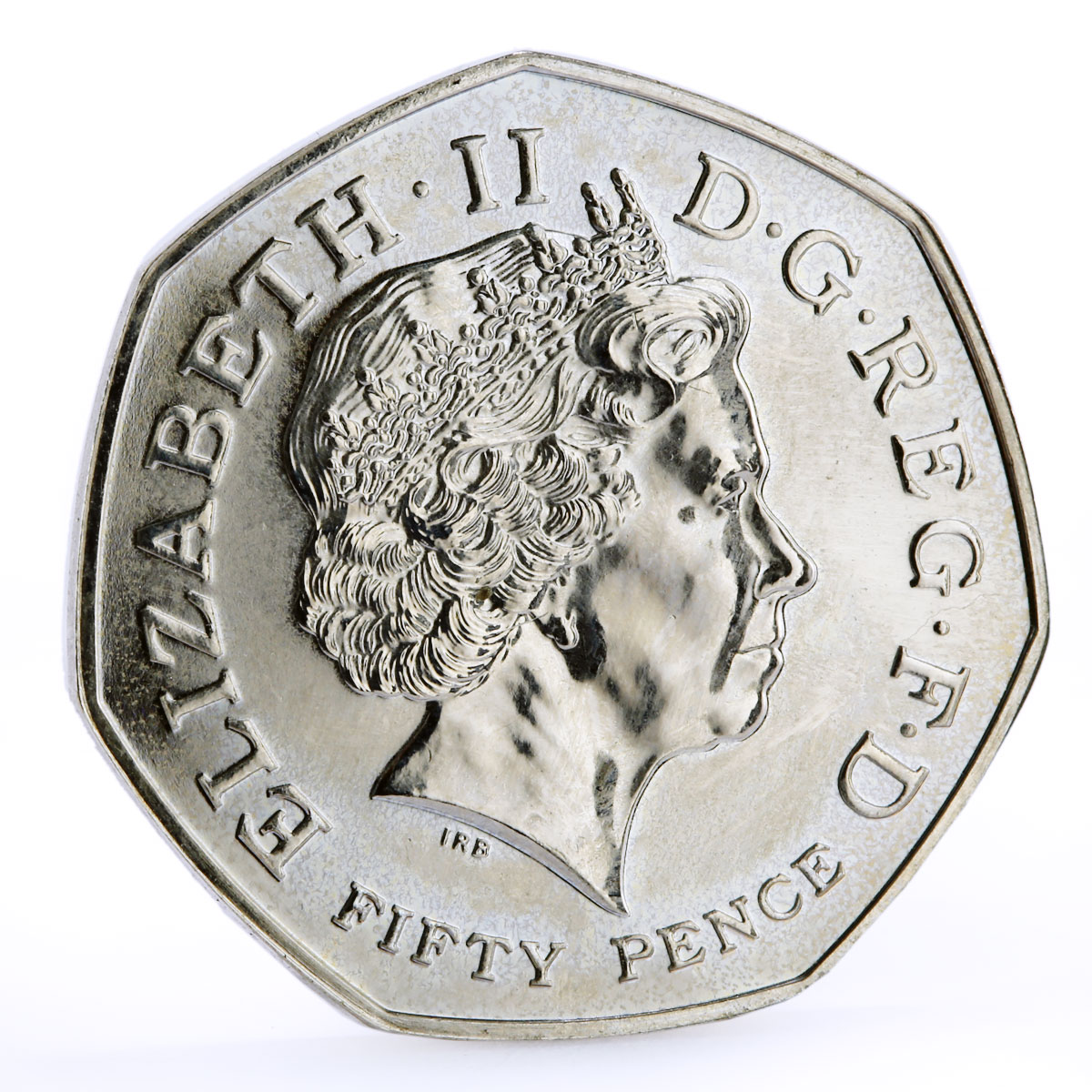 Great Britain 50 pence 250 Years of Kew Gardens Royal Symbols CuNi coin 2009